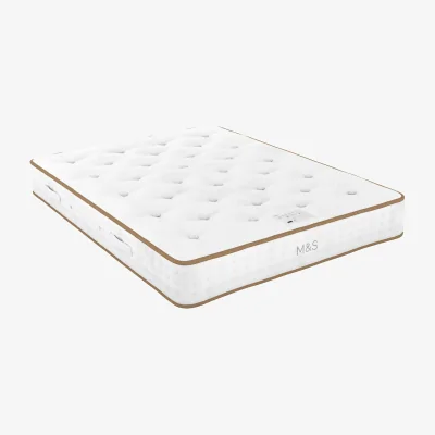Marks & Spencer M&S 1500 British Wool Pocket Spring Medium Mattress White