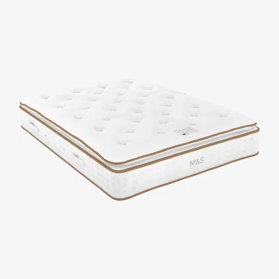 Marks & Spencer M&S 1500 British Wool Pocket Spring Medium Pillowtop Mattress White