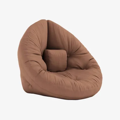 Made in Design Mini Nido Futon mattress textile brown / Mattress-futon - KARUP DESIGN