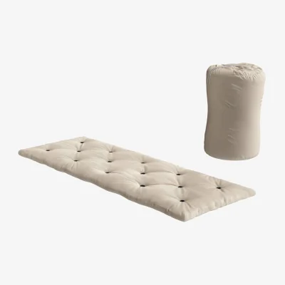 Made in Design Bed in a Bag Futon mattress textile beige / Spare bed - 70 x 190 cm - KARUP DESIGN