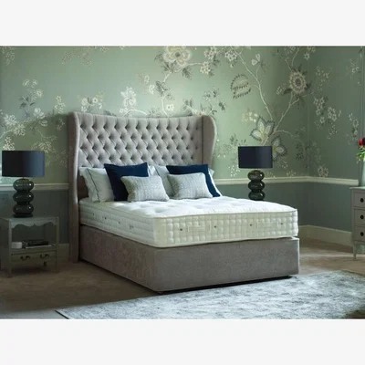 Downtown Hypnos Salcombe Superior Mattress and Divan Set - 135cm Double - No Storage - Standard Fabric