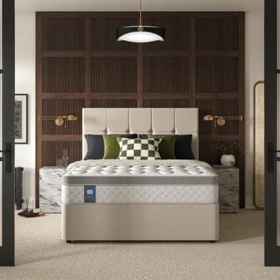 Downtown Sealy Adventure Mattress and Divan Set - 135cm Double - 4 Drawers