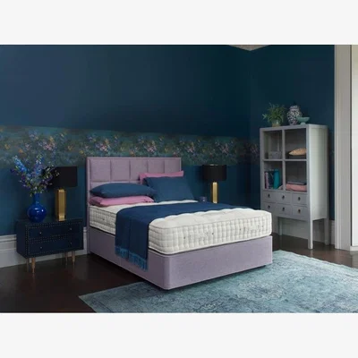 Downtown Hypnos Radlett Sublime Mattress and Divan Set - 120cm Small Double - 4 Drawers - Premium Fabric