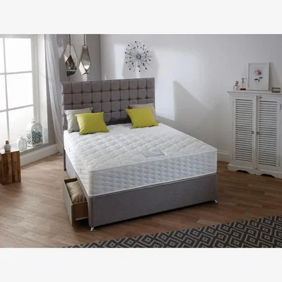 Downtown Highgrove Harrington Mattress and Platform Top Divan Set - 120cm Small Double - 4 Drawers