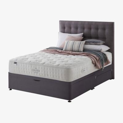 Downtown Silentnight Honeydew Geltex Mattress and Divan Set - 120cm Small Double - 4 Drawers - Premium Fabric