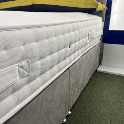 Downtown Highgrove Greenwich Mattress and Divan Set With Headboard - 120cm Small Double - 4 Drawers - Strutted Walton