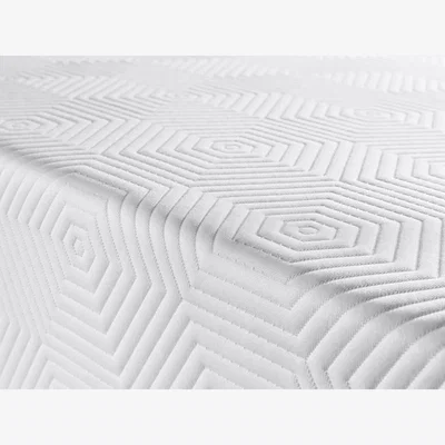 Downtown Tempur Ease 25cm Mattress - EU Small Single - 75cm x 200cm In White/Grey