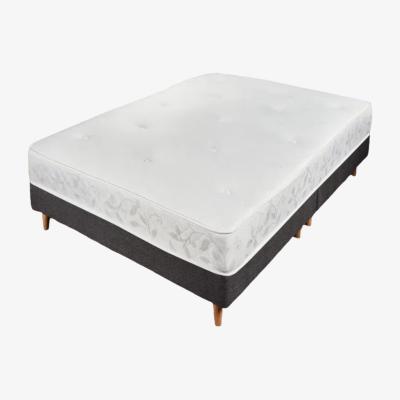 The Range Leafy Westminster Medium Support Memory Top Mattress - White / King