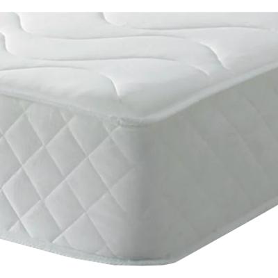 The Range Basic 6.5 inch All White Quilted Memory Foam And Spring Mattress - White / Double