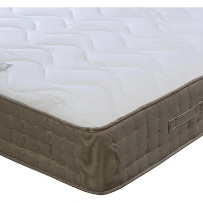 The Range Bamboo 2000 Pocket Sprung Memory Foam Mattress - Brown / King