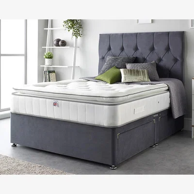 The Range Hybrid Memory Pillowtop Mattress - White / Single