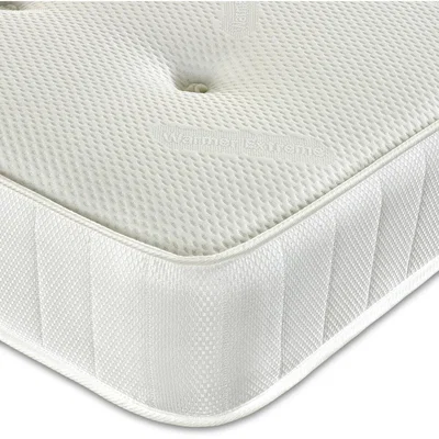 The Range 9" Deep Upholstery Breathable Winter Warming Premium open coil Mattress - White / Tufted / Small Double