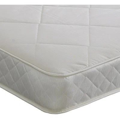 The Range Diamond Spring Mattress - White / Small Single