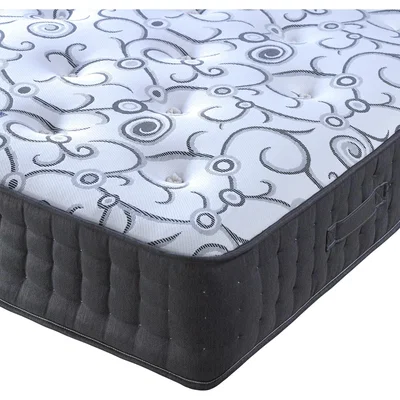 The Range Affinity Pocket Sprung Memory Foam Mattress - Black / Small Double