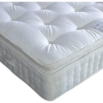 The Range Signature Pillow Top 2000 Pocket Sprung Natural Mattress - White / Superking