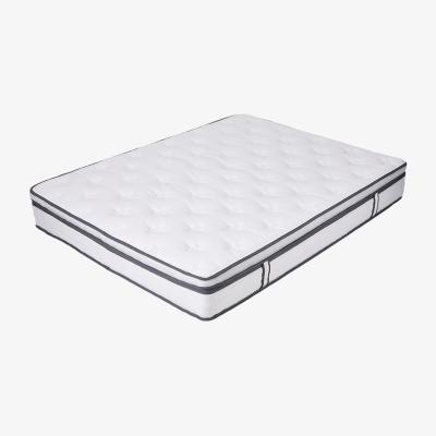 The Range Wavy Foam and Pocket Spring Hybrid Mattress  - White