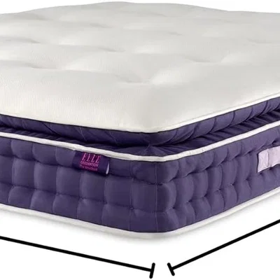 The Range The Amethyst ELLE Decoration Pillowtop Orthopaedic Mattress - Purple / Single