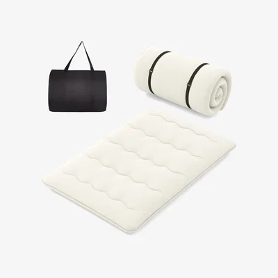 The Range Double Size Roll Up Mattress - Beige