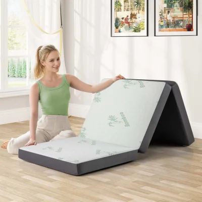 The Range Bamboo Tri-Fold Foam Mattress