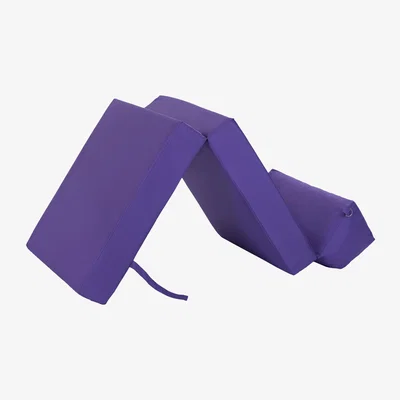 The Range Water resistant Folding Guest Mattress with Headrest - Purple