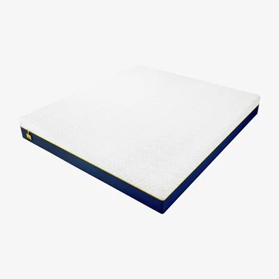 The Range Luna Memory 2500 Pocket Hybrid Mattress - White, Yellow, Blue / Single