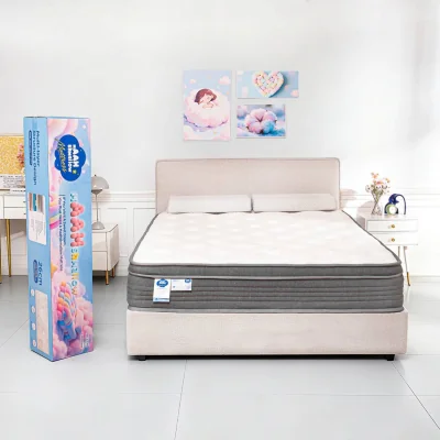 The Range 10 Inch Memory Foam Pocketed Springs Mattress King