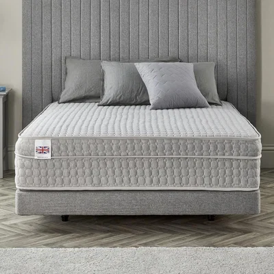 The Range Medium Feel High Loft Bubble Pocket Sprung Mattress - Grey / King