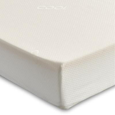 The Range The Foam People 6" Deep All-Foam Plain Zip cover mattress - White / Double