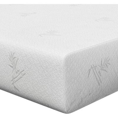 The Range 7.5 Inch Memory Foam Mattress with Convoluted and High-Density Foam - White / King