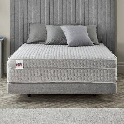 The Range Medium Feel High Loft Bubble Pocket Sprung Mattress - Grey / Small Single