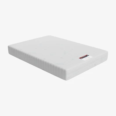 The Range Visco Therapy Cooling Sprung Mattress 19cm Medium - Edge Support - UK Made - White / Small Double