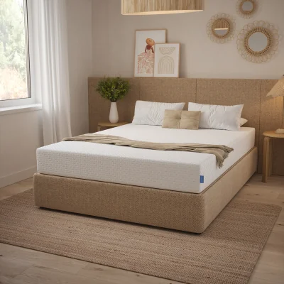 The Range Dual Response Memory Foam Mattress - White