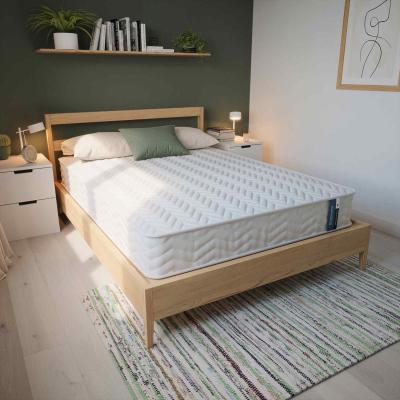 The Range Coil Spring and Memory Foam Hybrid Mattress - White / Small Double