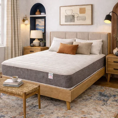 The Range RestMaster Pocket 3000 Hybrid Memory Mattress Medium 24cm - White / Small Single