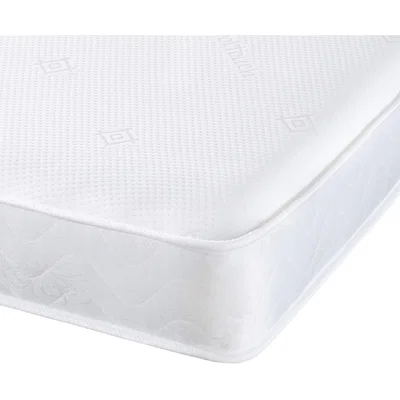 The Range 6" Deep Core Cool Touch All-Foam Medium Firm Mattress - White / Small Double