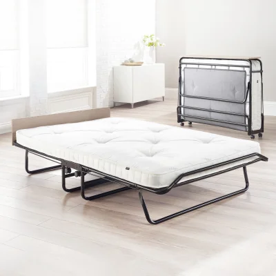 The Range Jay-Be Supreme Automatic Folding Bed Pocket Sprung Mattress Small Double - Black