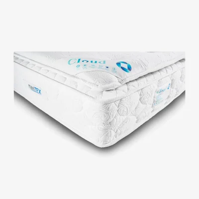 The Range Maxitex Cloud Pocket Sprung Pillow Top Memory Mattress - White / Small Double