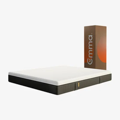 The Range Emma Hybrid Premium Mattress - White, Black / King