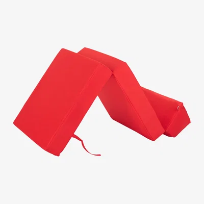 The Range Water resistant Folding Guest Mattress with Headrest - Red