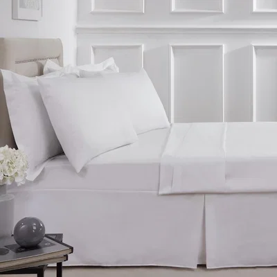 The Range Polycotton Valance Sheet - White / King