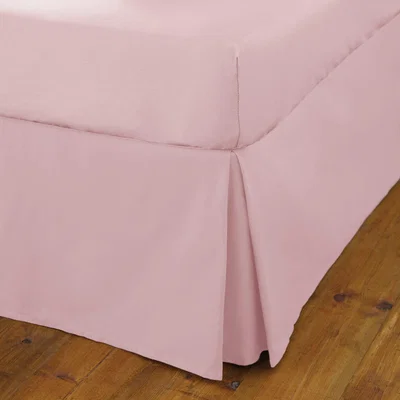Dunelm Fogarty Cooling Cotton Fitted Valance Sheet Blush (Pink)
