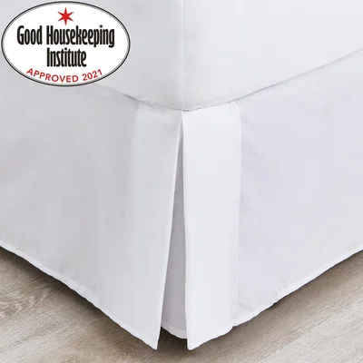 Dunelm Non Iron Plain Dye White Valance White