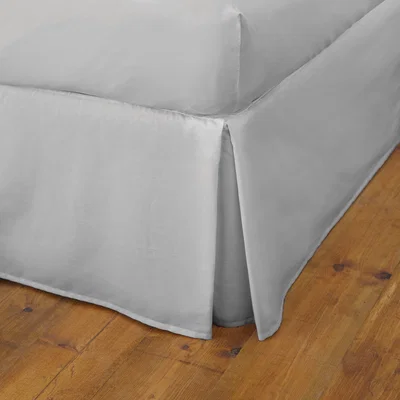 Dunelm Fogarty Cooling Cotton Valance Silver