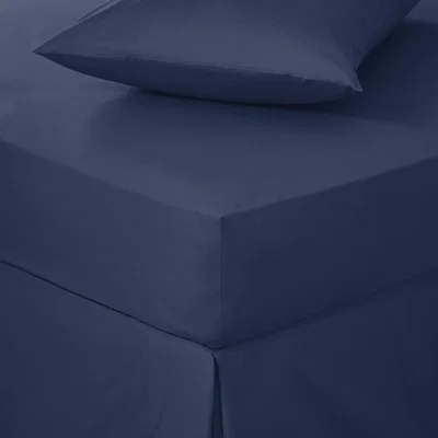 Dunelm Easycare Cotton 180 Thread Count Fitted Sheet Navy