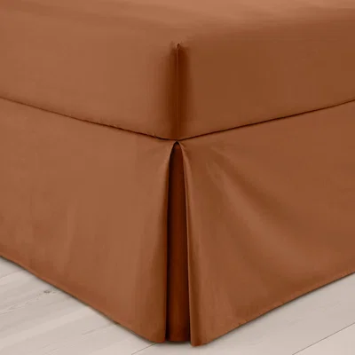 Dunelm Pure Cotton Valance Butterscotch (Orange)