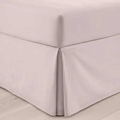Dunelm Pure Cotton Valance Pale Pink