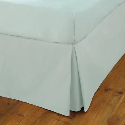 Dunelm Fogarty Cooling Cotton Fitted Valance Sheet Seafoam
