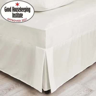 Dunelm Non Iron Plain Dye Ivory Fitted Valance Cream