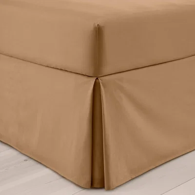 Dunelm Pure Cotton Valance Camel