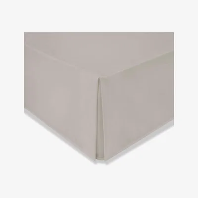 Dunelm Cotton Rich Sateen Silver Pleated Valance Silver